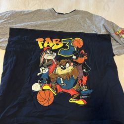 VINTAGE LOONEY TUNES SPACE JAM SHIRT
