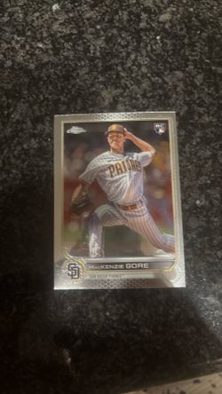 McKenzie Gore Topps chrome rookie card McKenzie Goff Topps chrome rookie card