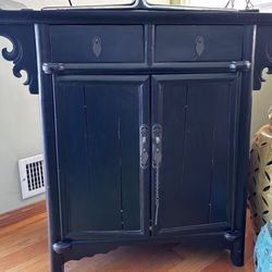 Unique Black Cabinet
