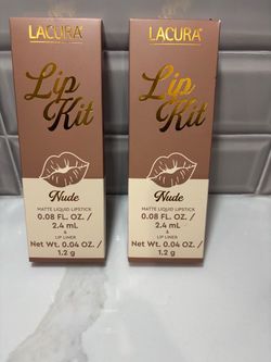 New Aldi exclusive Lacura Nude matte lipstick lipliner lip kit