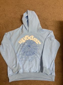 Sp5der Web Hoodie Baby Blue