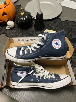 New Converse high top navy blue men’s size 10