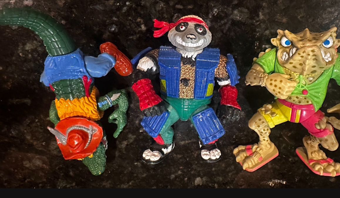 TMNT Ninja Turtles Vintage Lot Of 3