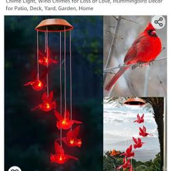 CARDINAL WIND CHIMES