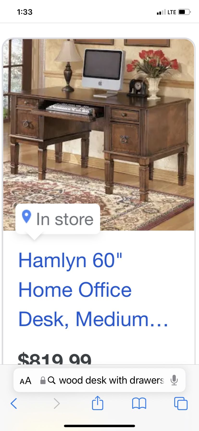 Hamlyn 60 Home Office Desk