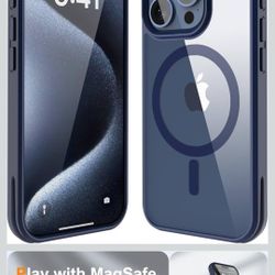 Letazivva Magnetic Official Color Match for iPhone 15 Pro Max Case, [Never Yellow] [No.1 Strong N52 Magnets] Compatible with MagSafe, 12FT Military Sh