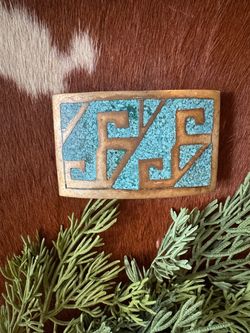 Mexico turquoise buckle