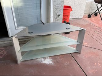 Glass Entertainment Stand