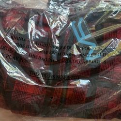 Mack Russo 1/4 Zip Red And Black Pullover Jacket Long Sleeve 