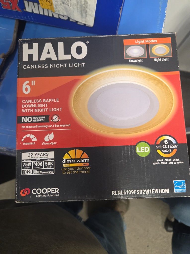 Halo Canless Night Light 6 Inch