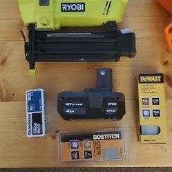 18 G Ryobi One Strike Package