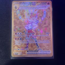 Cinderace EX Pokemon Card