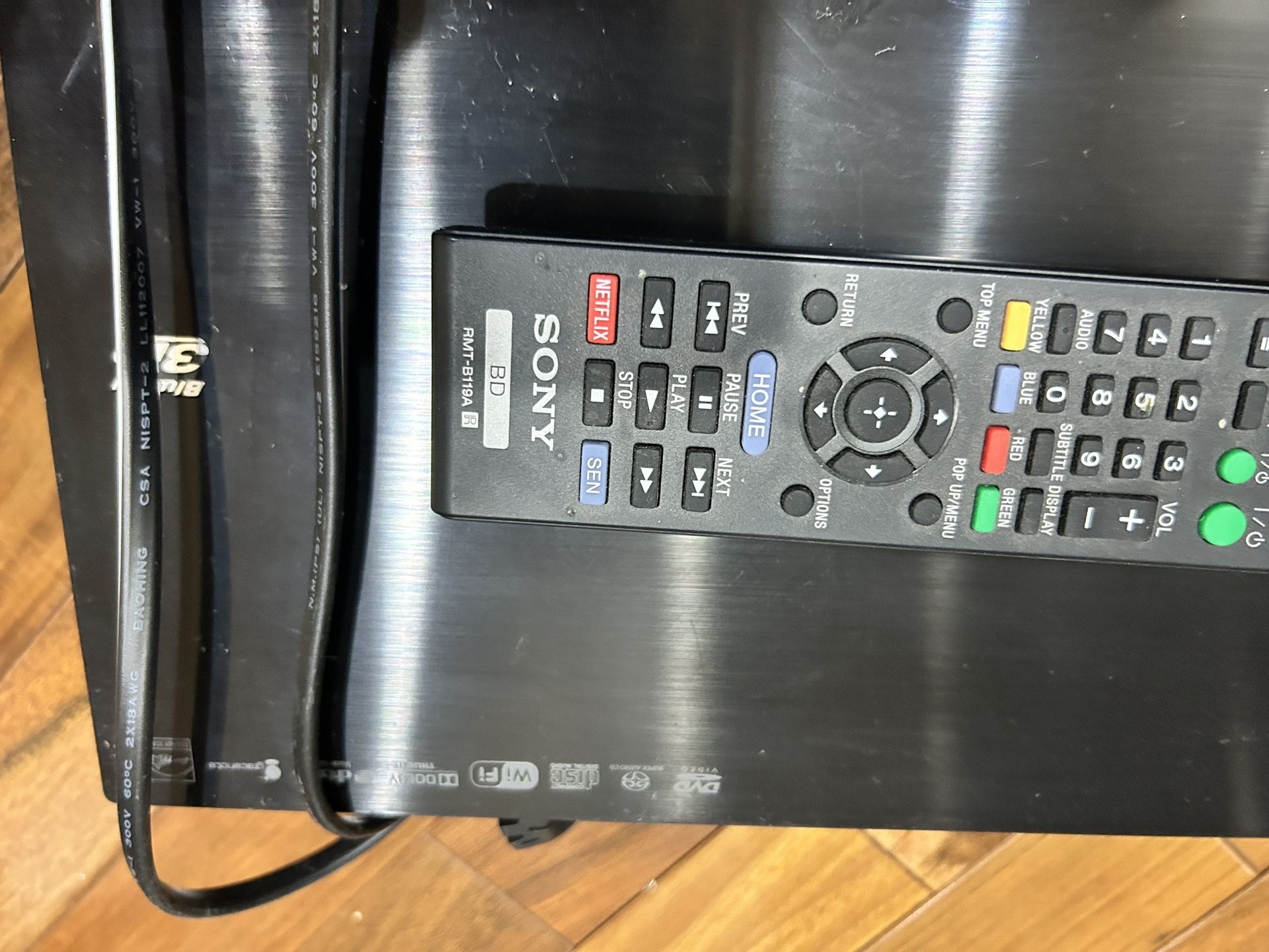 Sony Dvd Blueray Player