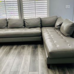 Leather Sofa ( Real Leather)