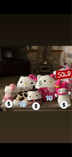 Hello kitty plushies