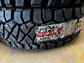 1 NEW LT 381250R17 TOYO OPEN COUNTRY AT2 10 ply All Terrain tire for $200 picked up or $250 installed and balance.  381250R17 38 12.50 17 38 x 12.50 R