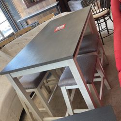 Brand new dinette with for stool, 699