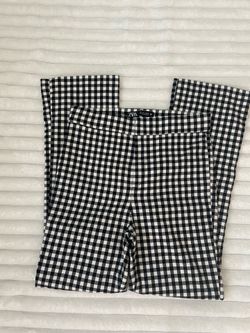 Zara Black and White Pants