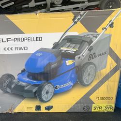 New Battery 🔋 Operated Push Lawnmower 