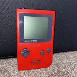 Red Gameboy Pocket