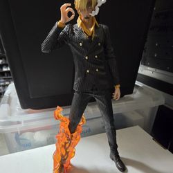 One Piece Anime Sanji Straw Hat Crew Statue Figure