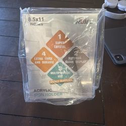 Acrylic Sign Holders