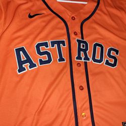 Jose Altuve - Alex Bregman - Houston Astros - Orange Jersey - SIZES ARE IN THE DESCRIPTION
