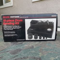 15 Pc Drum Sanding Kit