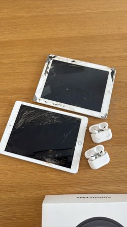 Apple products, iPad and AirPods