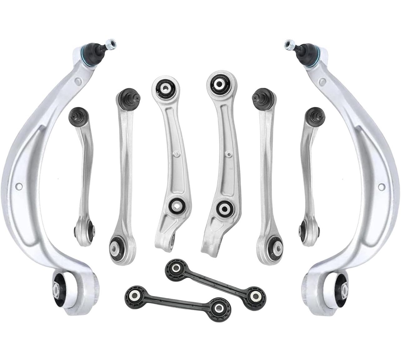 Front Lower Upper Control Arm Compatible With 2009-2010 Audi A4/Quattro A5/Quattro Q5 S4,2008-2010 Audi S5  Brand new in box: retail for $169.99; your