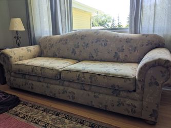 Floral sofa