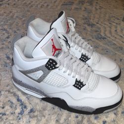 Jordan 4 White Cement 