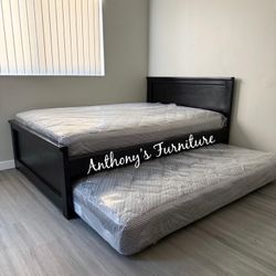 Full Bed And Pullout Mattress 