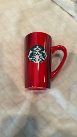 Starbucks 2022 Christmas Travel Mug Red & Pink Blend, Tall, Ceramic Coffee Cup