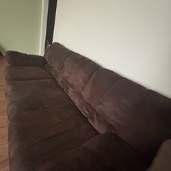 Brown couch