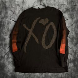 The Weeknd XO Echoes Of Silence 5 Year Anniversary Long Sleeve T-Shirt - Black (Medium) LIKE NEW