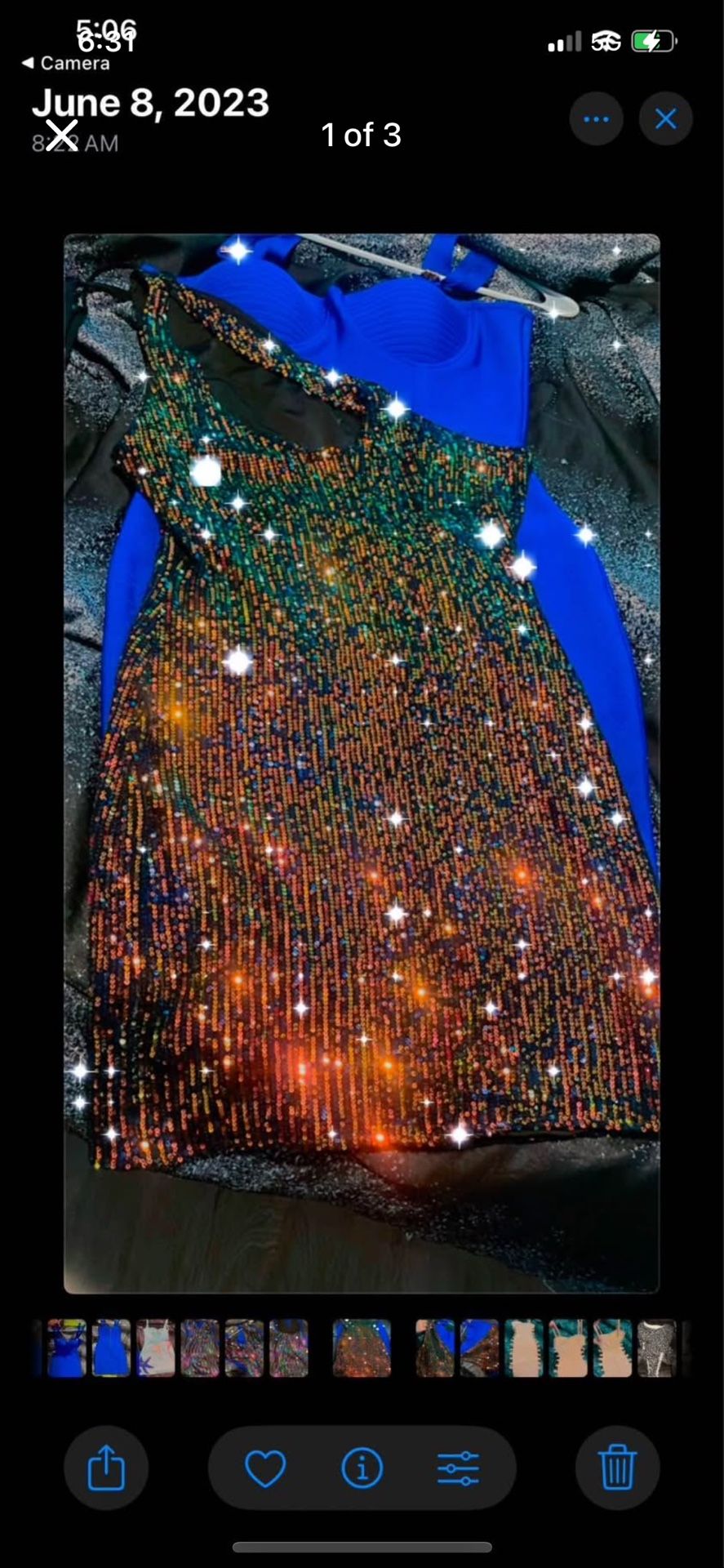 Multi Colored Sequence Dress