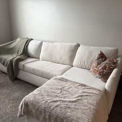 GORGEOUS Custom Sectional Sleeper Sofa – Neutral Luxe, Like New