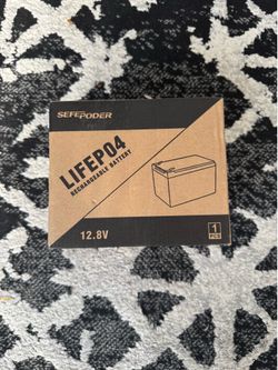 SEFEPODER 12.8V LiFePO4 Battery for Kids Ride-On Vehicle