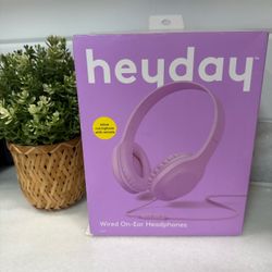 Heyday Wired On-Ear Headphones Purple