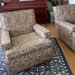 Swivel Rocking Chair Vintage