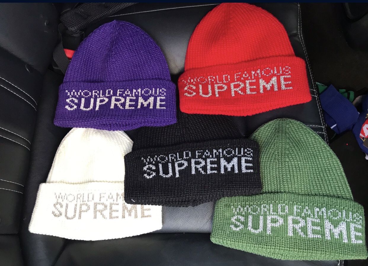 SUPREME WORLD FAMOUS BEANIES