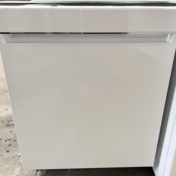 NEW White 24” Top Control Dishwasher