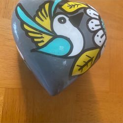 Bird Flower Trinket Dish Jewelry Box