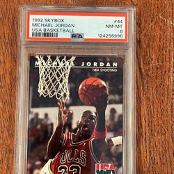 Michael Jordan 1992 Skybox ,PSA 8 