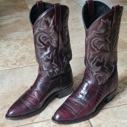 Cowboy Boots - Ostrich Leg - 9D