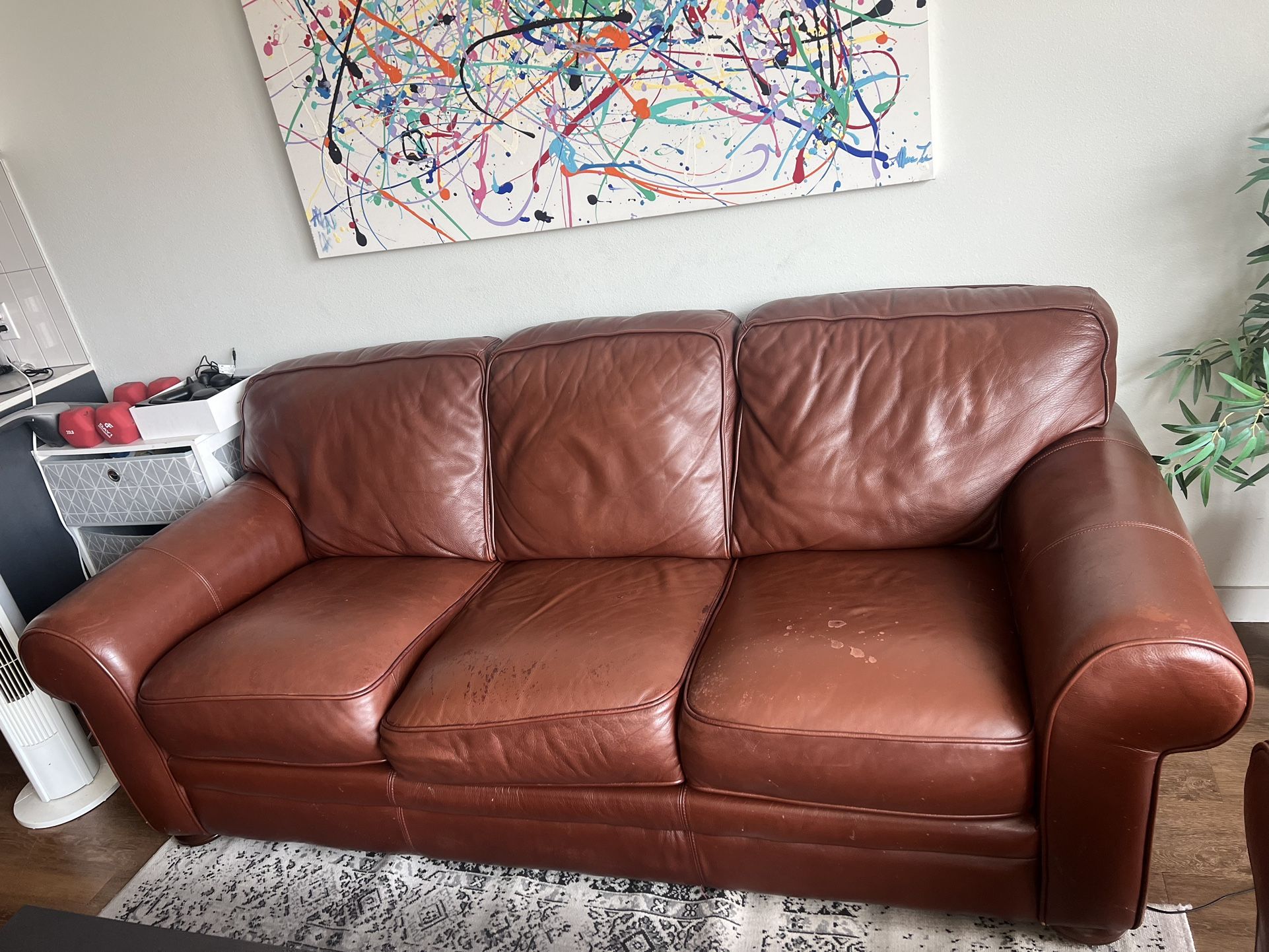 Used Leather Couches For Sale