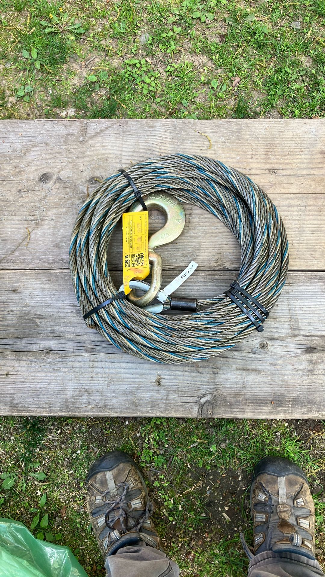 Wire Rope With Swivel Hook