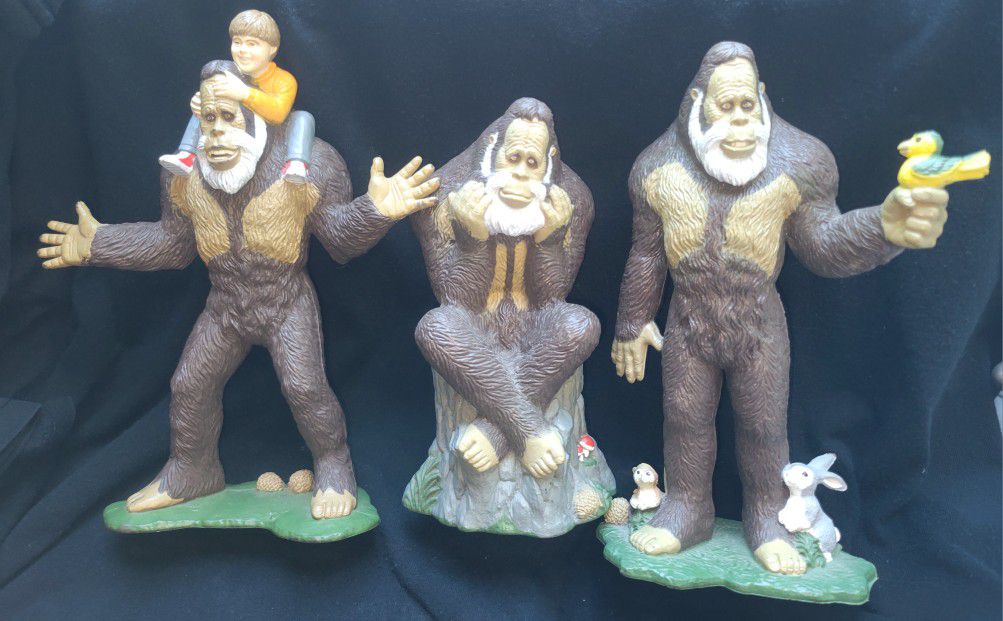 1990/1991 3 Harry and The Hendersons  Large figures