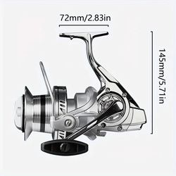YL12000 Large Spinning Fishing Reel Strong Fishing Reel for Saltwater and Freshwater Fishing
